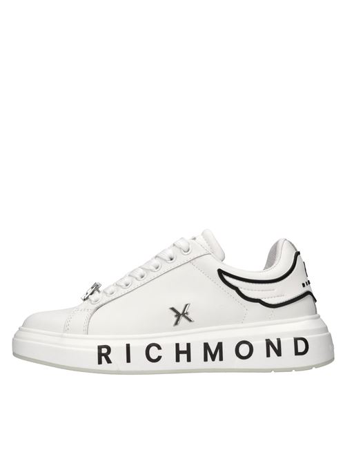  JOHN RICHMOND | 27233/CP A LEATHERBIANCO-NERO